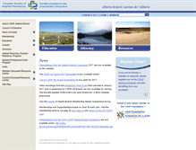 Tablet Screenshot of cshp-ab.ca